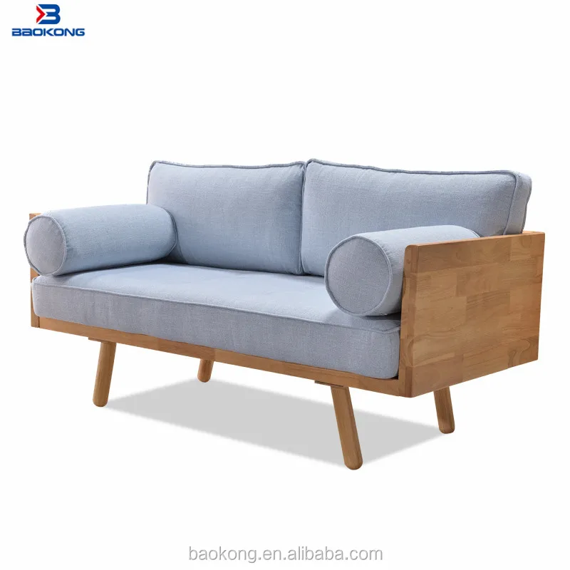 Nordic Style Fabric Upholstery Combination Sofa Set With Solid Wood Frame