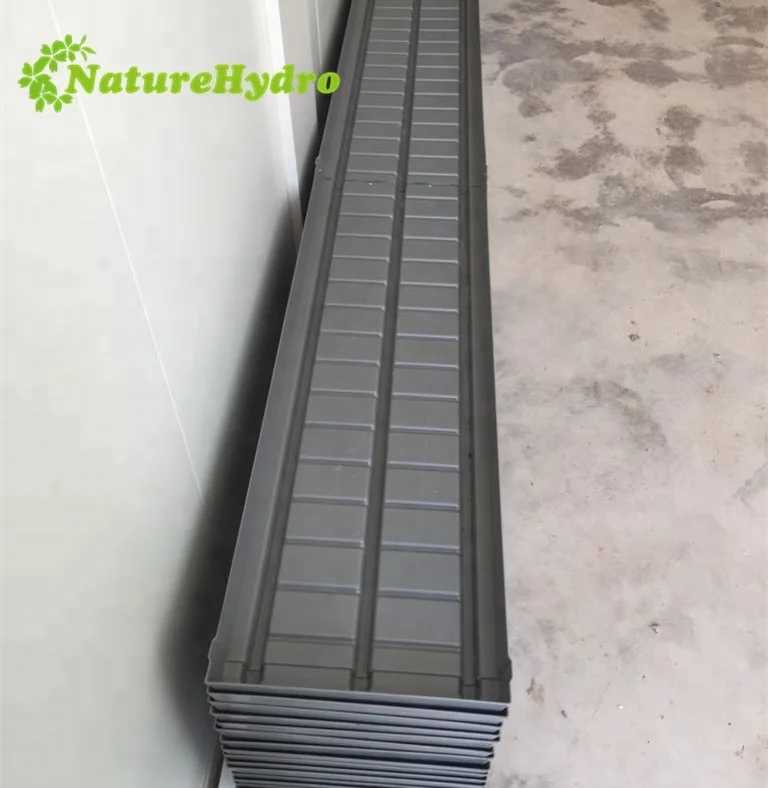 2022 Multi Tier Vertical Grow Racks Movable Ebb and Flow  Grow Table Hydroponic System