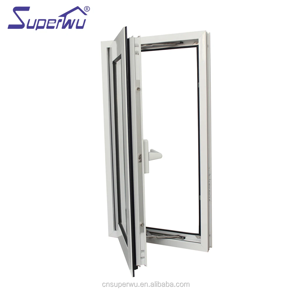 Thermal break 2020 new products window professional double glazing aluminum french window swing design