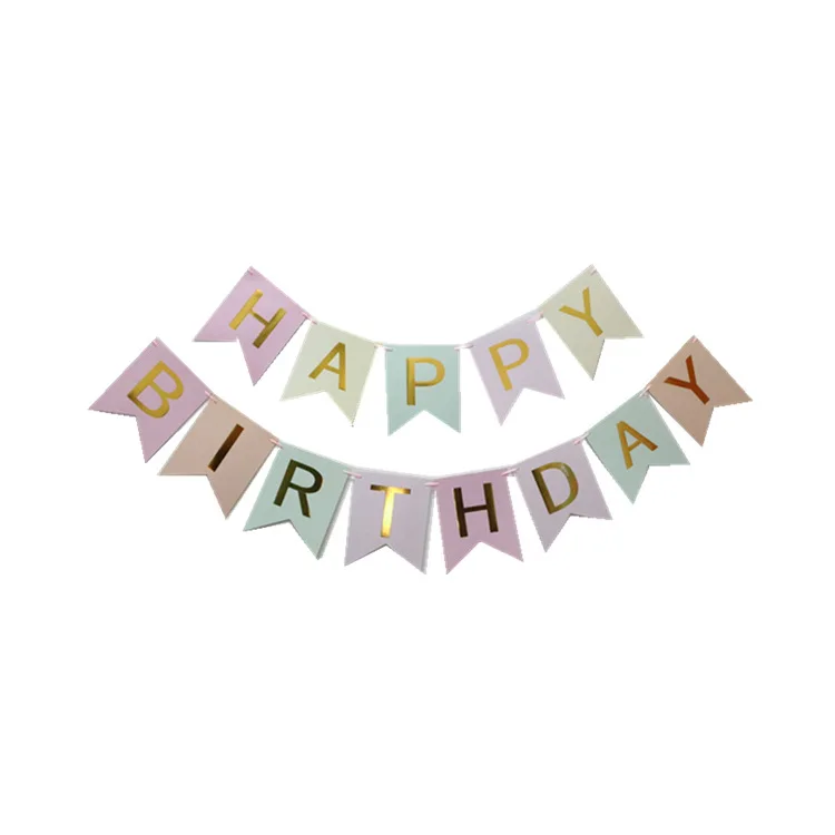 En Gros Papier Dorure Joyeux Anniversaire Lettre Bannieres Enfants Decoration De Fete D Anniversaire Buy Banniere Anniversaire Vente En Gros Product On Alibaba Com