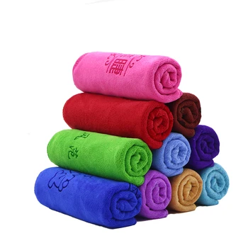 Custom Logo Microfiber Hand Towel Dry Fast Microfiber Towel Wholesale ...