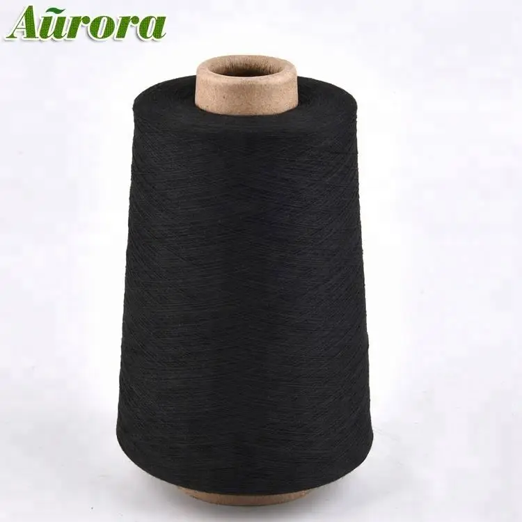 Quality Guaranteed weft weaving recycled polyester yarn curtain NE 12/1 recycled yarn for weaving fabric