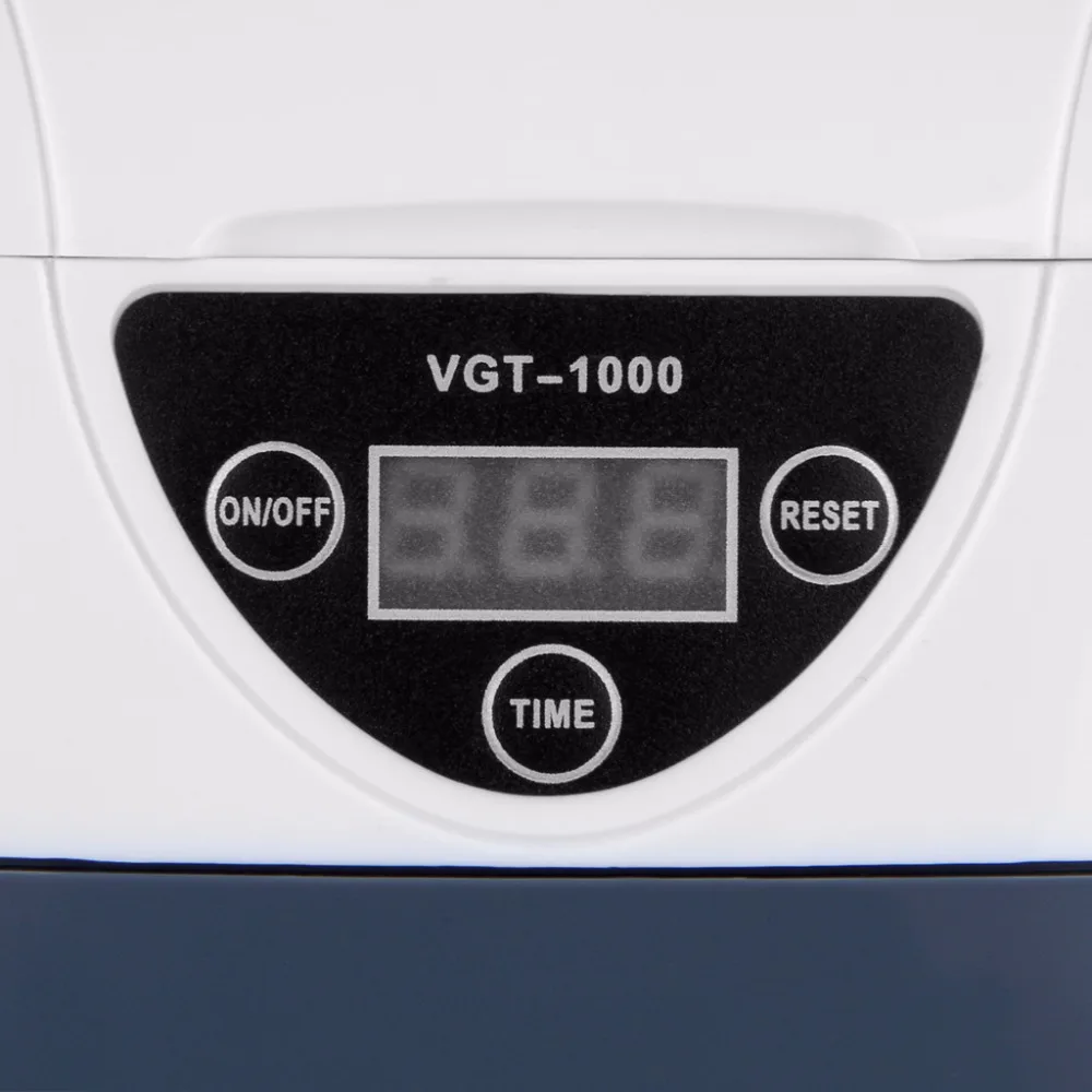 VGT - 1000 Professional Digital Automatic Ultrasonic Cleaner 750ml Capacity for Cleaning Manicure Tools Jewelry