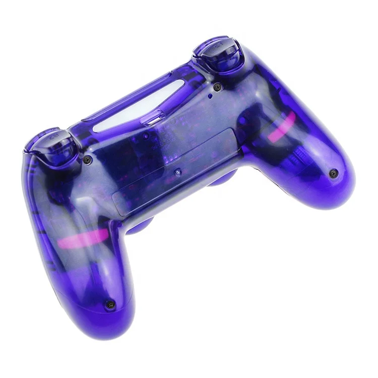 Transparent Controller Clear Housing Shell Case for PS4 PlayStation 4