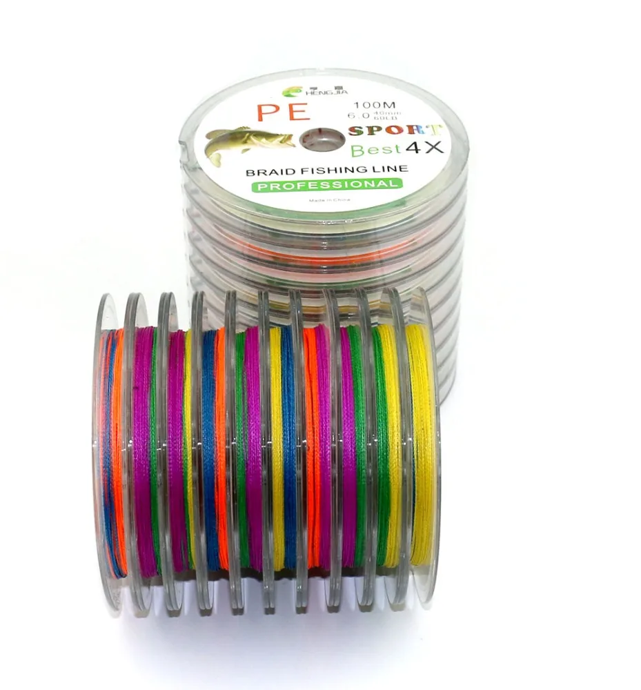 Wholesale Strong 100m 4 Strands Braided Fishing Line 60LB 0.4mm Sink Line  for Lake & Stream Fishing Tackle| Alibaba.com