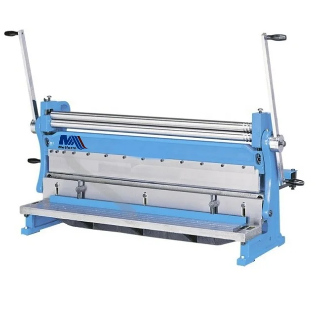 sheet metal roll shear brake and slip roll machine box making machine manual for sale