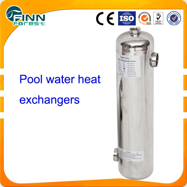 Échangeur De Chaleur Piscine 60kW Acier Inoxydable - Chauffage Piscine Échangeur Thermique MF200