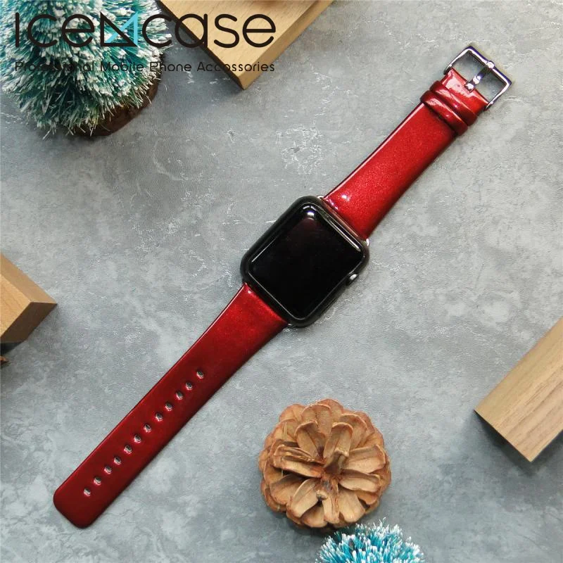 apple watch leather strap waterproof