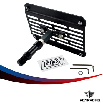 PQY RACING - Multi Angle Tow Hook Mount PQY License Plate For B** F 2014-UP with PQY Sticker PQY-LPF05