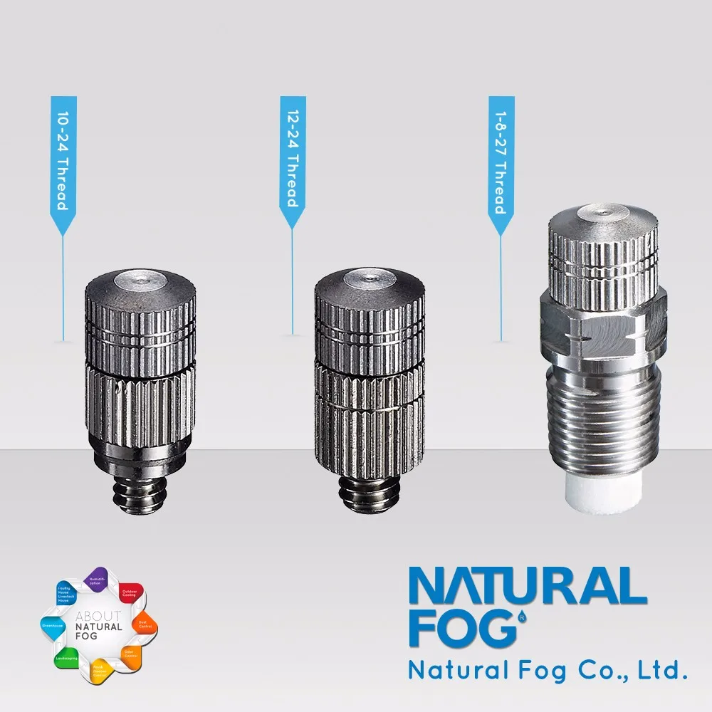 Taiwan Natural Fog High Pressure Cooling System Water Spray Fog Misting Nozzle