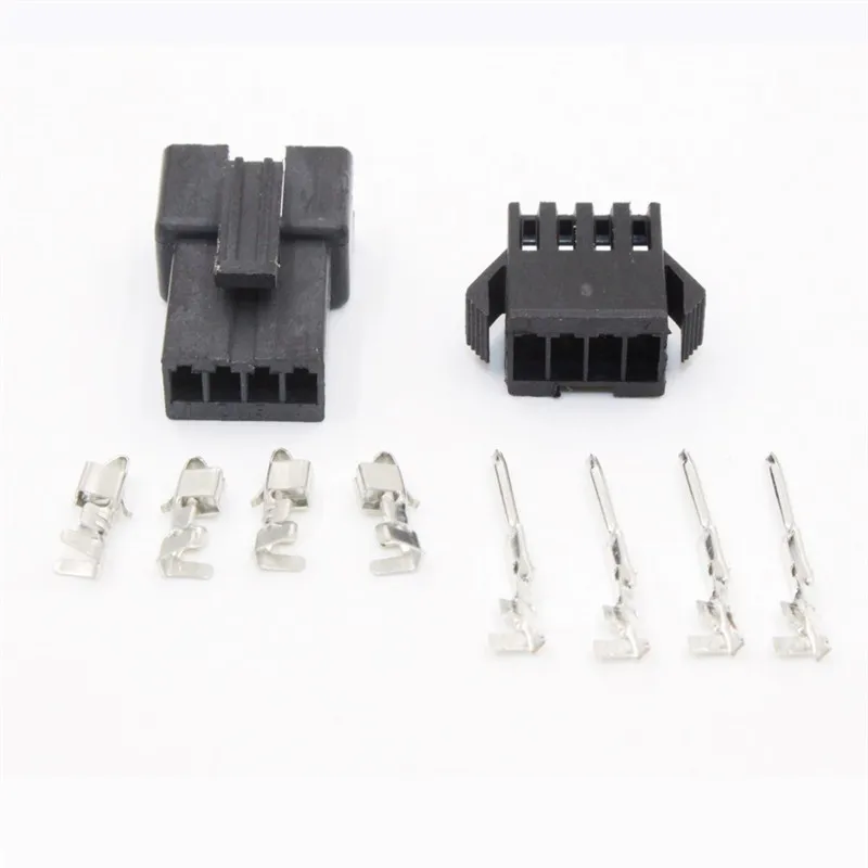 2.54mm Pitch 4Pin JST SM Connector Plug Male Female Housing And ...