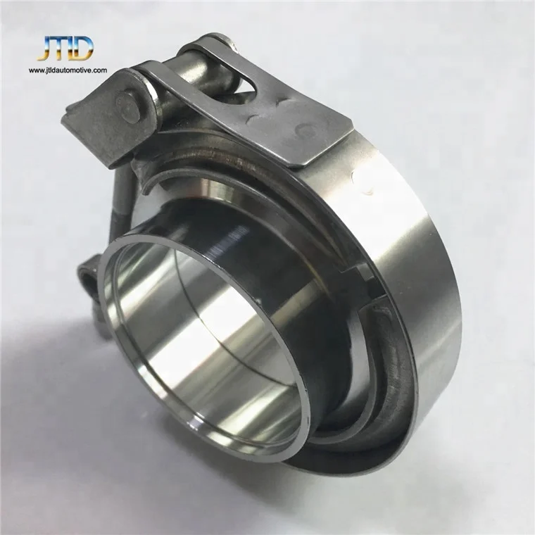 High quality Different Size Exhaust system 304 stainless steel V band exhaust pipe clamp