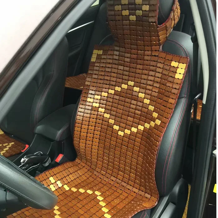 wooden bead seat cover for car