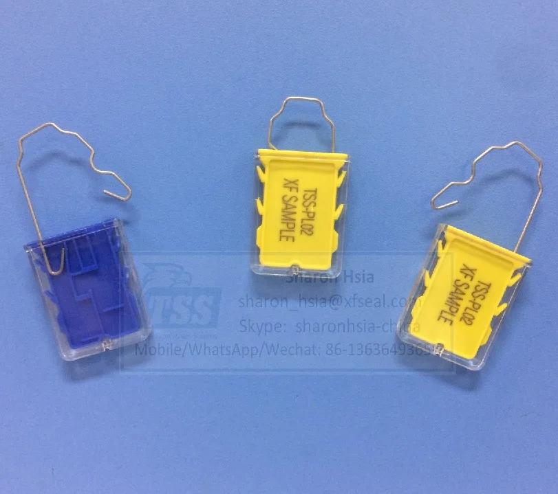 Numbered Plastic Electricity Meter Seal Plastic Padlock Seal Model no. TSSPL02 (xfseal