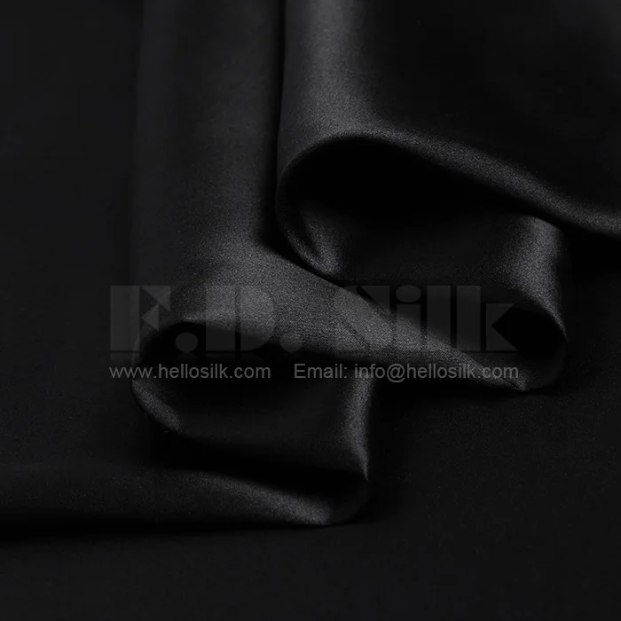 hot selling  brand silk fabric by hellosilk 12mm silk satin fabric