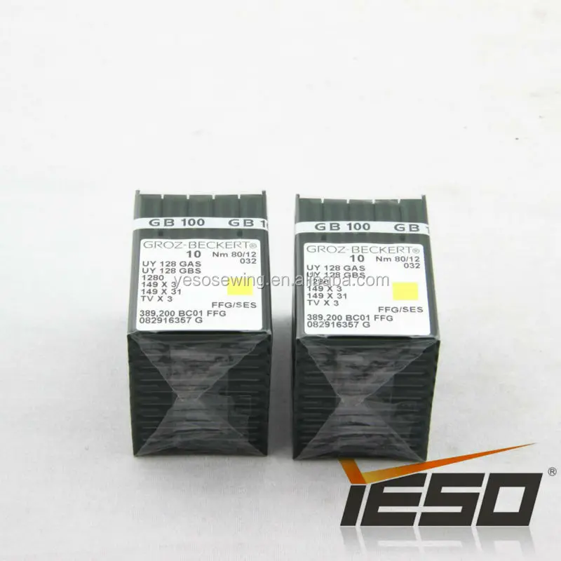 Иглы для шитья UY128GAS UY128GBS 1280 149X3 TVX3 Nm 80/12 Groz-Beckert, сделано в германии