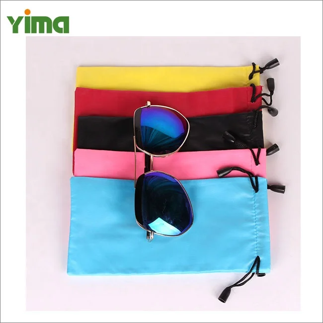 Sunglasses leather packaging cloth bag