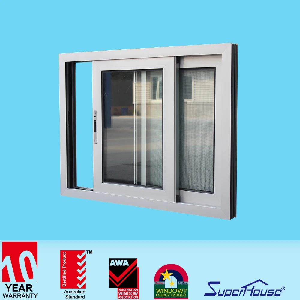 NFRC Certified double glass thermal break aluminium windows sliding window