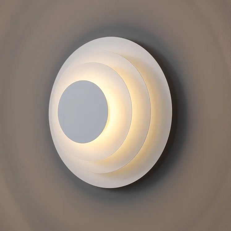 Modern Stacked Round Shape Design Decorative Led Wall Light