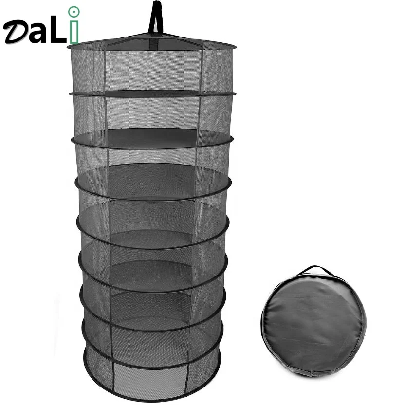 Гидропонная подвесная сухая стойка для выращивания 8 ярусов сушильная сетка для выращивания трав