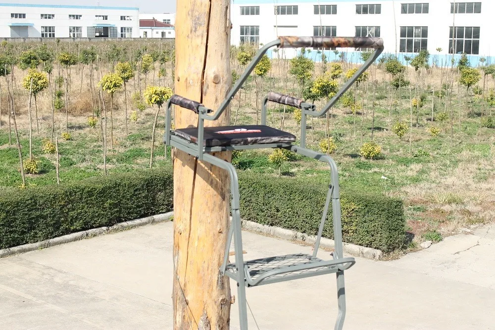 TS006 16.5' One Man Hunting Ladder Stand Steel Tree Stand