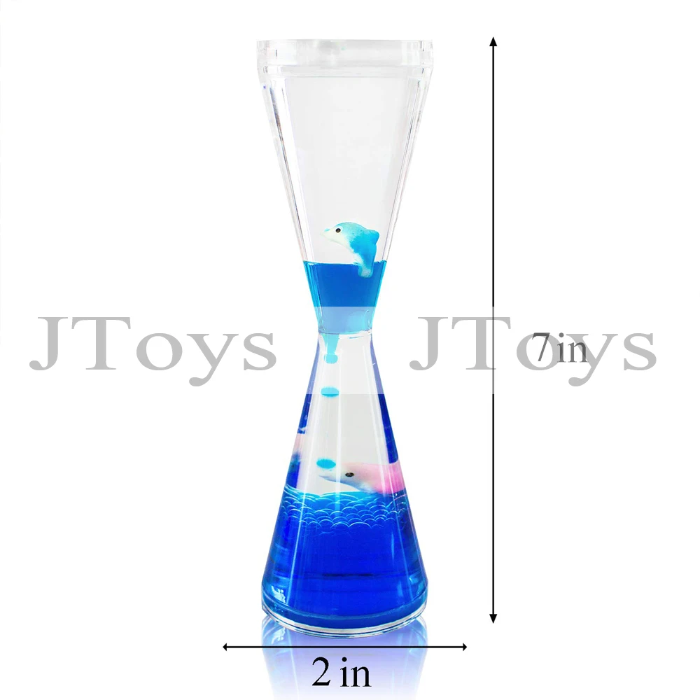 Новинка жидкий барботер таймер песочные часы плавающие морские жидкости морское существо жидкость движения длинный акриловый