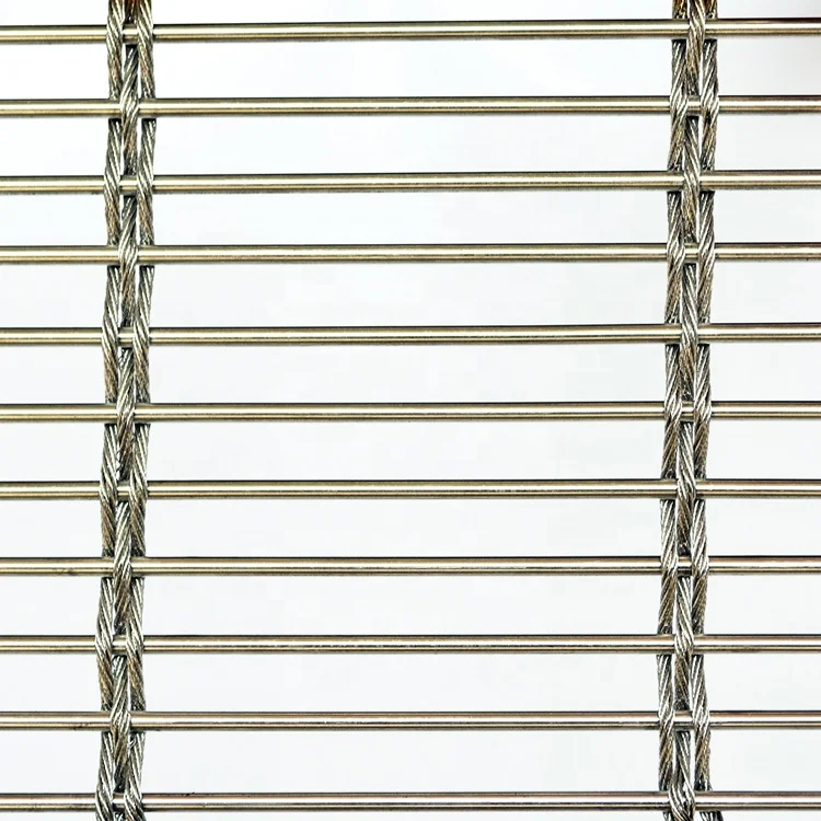 Stainless Steel SS316 Architectural Wire Mesh Facade