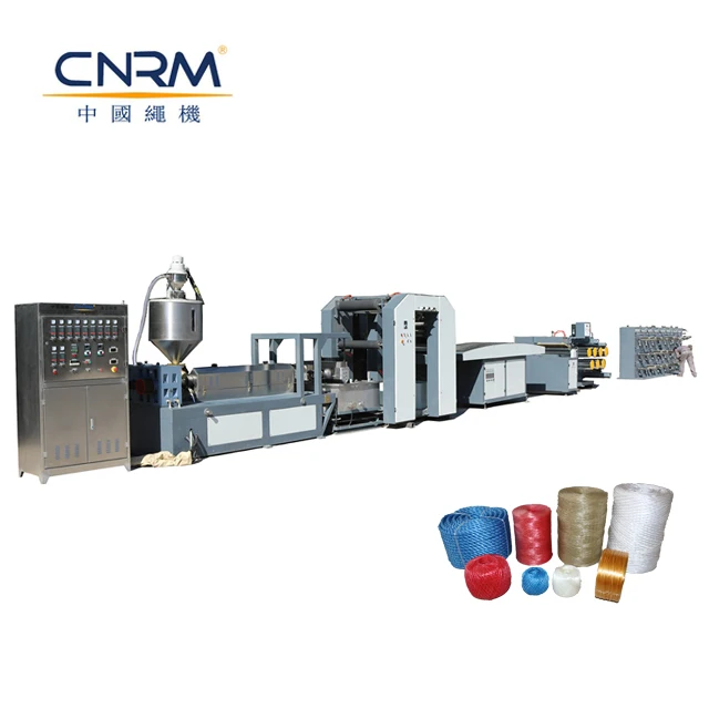 PP PE New Recycling Plastic String (sutli) Extruding Making Machine for Plastic Baler Twine Rope