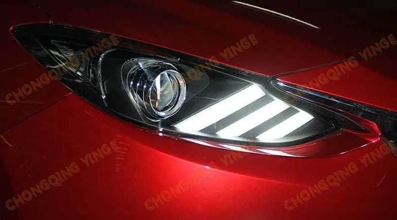LED Front Light for MAZDA 3 Axela LED Head Lamp for Axela 2014 2015 2016 Year