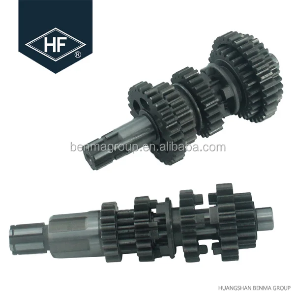 Benma Motorcycle Transmissions Gear Main and Counter Shaft CG125