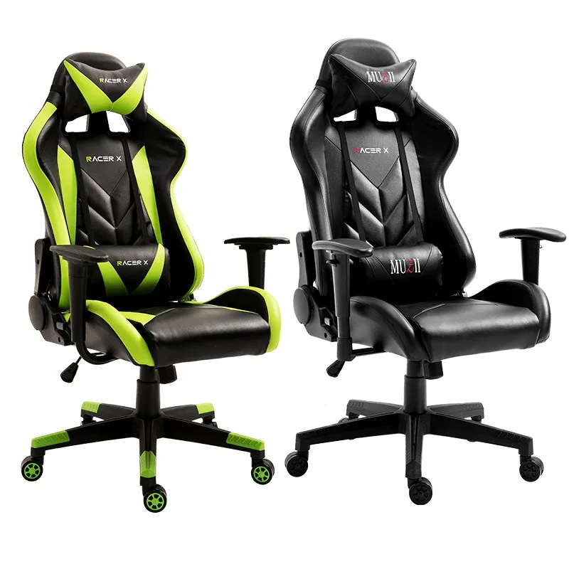 Оптовая продажа, игровое офисное кресло, компьютерное гоночное кресло для геймеров с регулируемым подлокотником