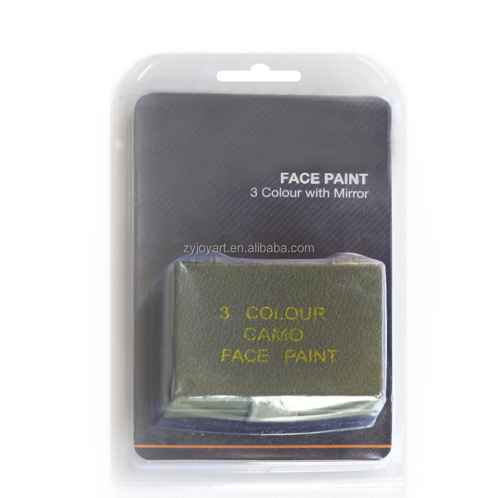 Оптовая продажа 3 вида цветов на масляной основе камуфляжной краски для лица экологически