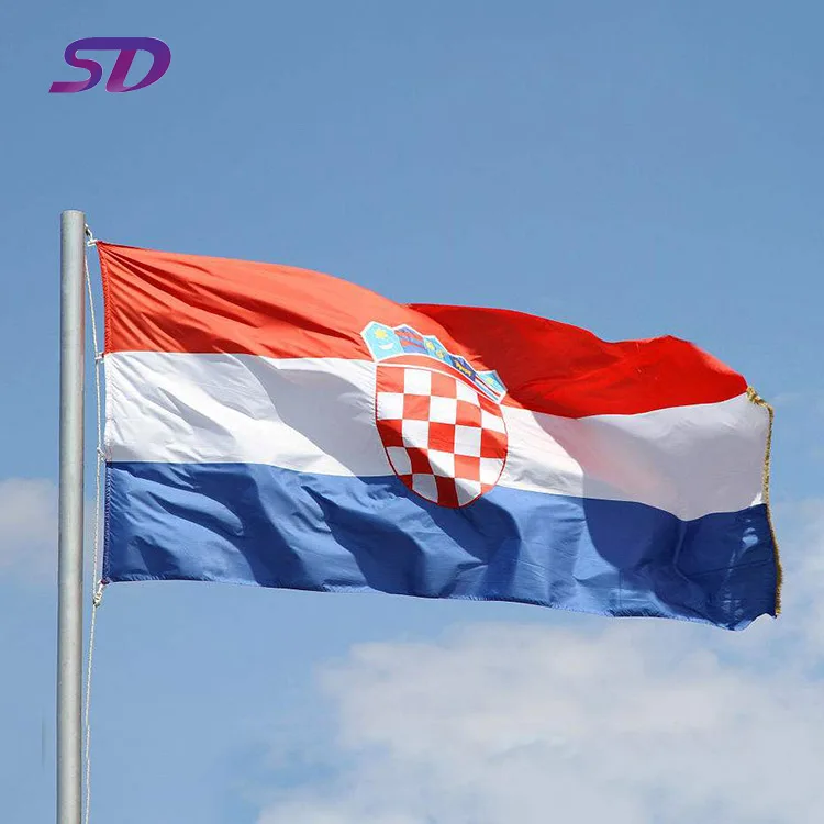 Digital Printing Europe Blue Yellow Red Flag, Promotional Country Flags Custom,iraq Flag National
