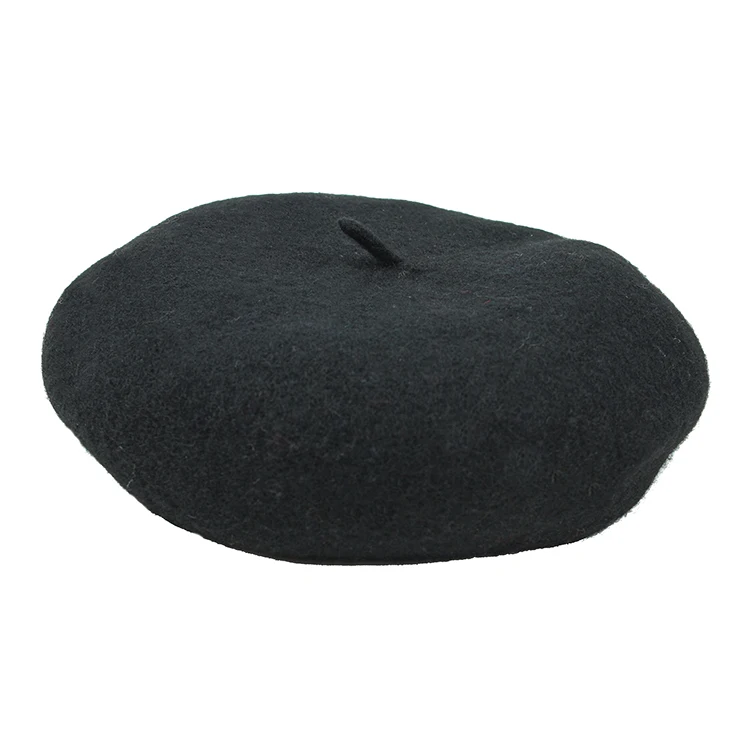 French Beret Lightweight Casual Classic Solid Color Wool Beret 