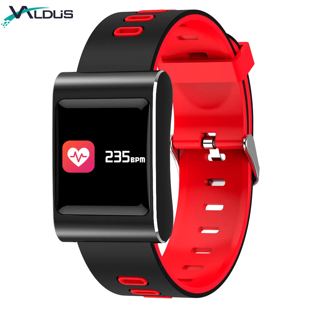 
 Спортивные Смарт-часы-браслет IP68 Водонепроницаемый 1,0 дюймовый экран монитор артериального давления контроль музыки трекер активности K88  