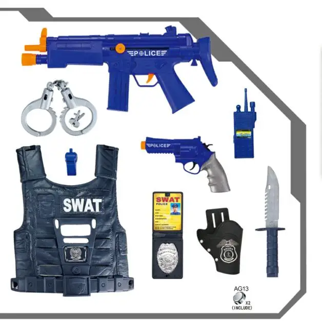 Hot Selling Plastic Police Toy Kids Pretend Play Set Big Gun With Revolver Waistcoat Handcuffs Set Buy Plastic Police Toy Kids Pretend Play Set Gun Toy Product On Alibaba Com