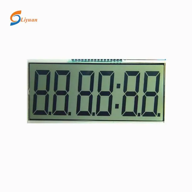 transparent 7 segment nextion lcd display for scale