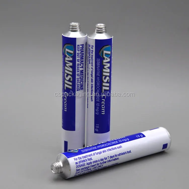 Empty Squeeze 15 g Soft Metal Aluminum Pharmacy Medicine Cream Package Tube