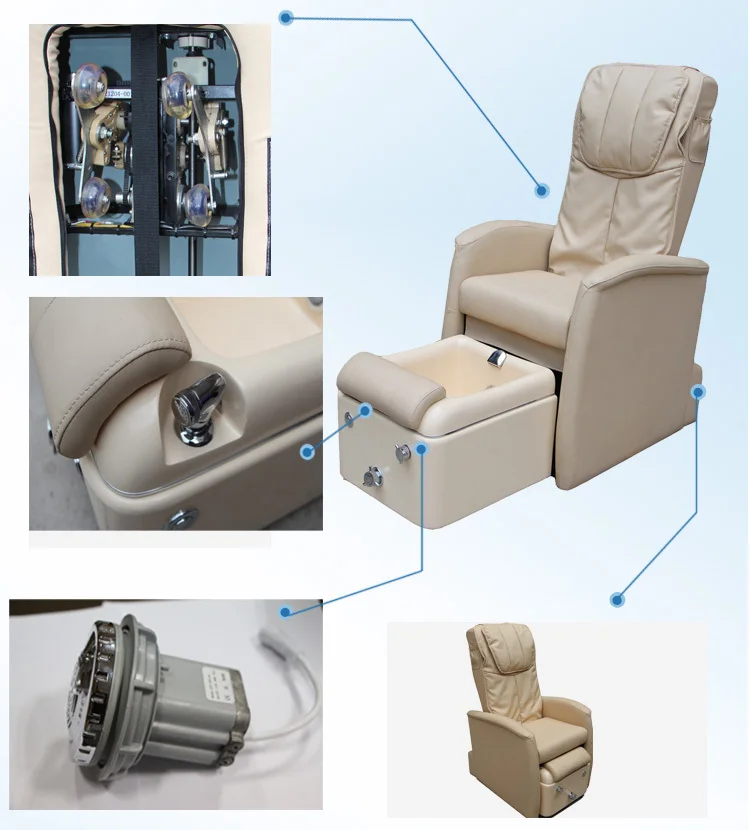 Low Price Isap New Style Design Furniture Pedispa Chair
