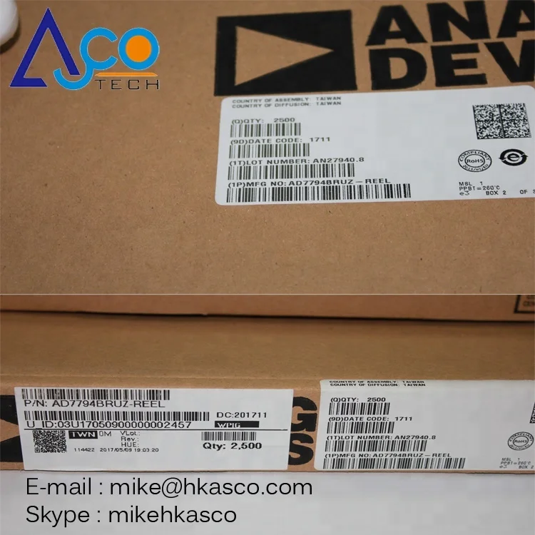 Ad7794 집적 회로 Ad7794bruz-reel 전자 부품 디지털 변환기 Ad7794bruz - Buy Ad7794 Ic ...