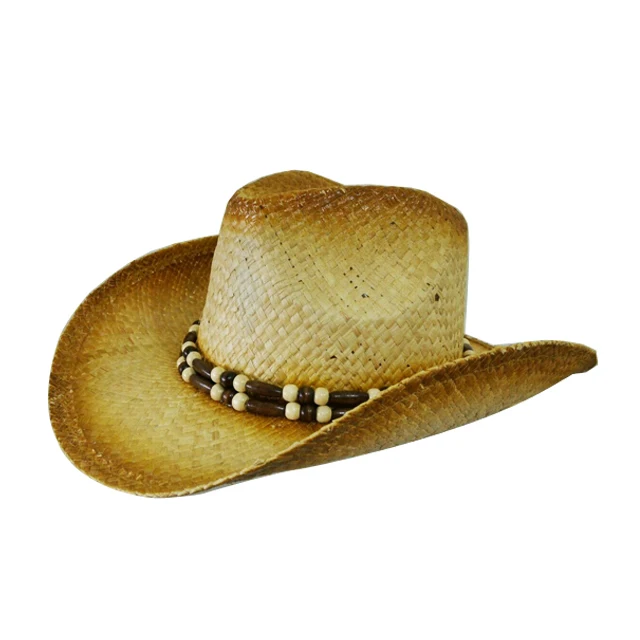 Wholesale Raffia Straw Hats Beads 