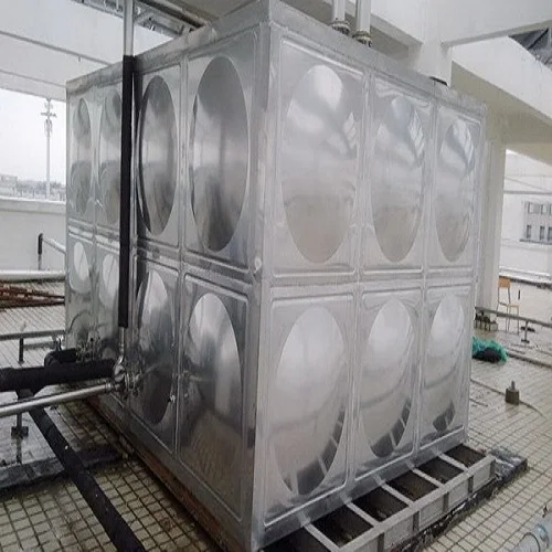40 Cubic Meters Big Volume 304 Stainless Steel Panels Splicing and Welding Assembled Hot Water tank