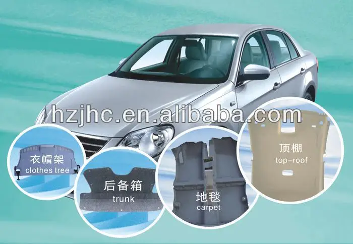Car Carpet Material Use Non Woven Thermoforming Felt for Car Upholstery Fabric Camouflage