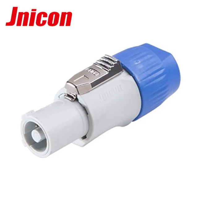 3 Pin Blue Powercon Connector Ip44 IP64 in Indoor and Outdoor LED Screen with Plug and Socket