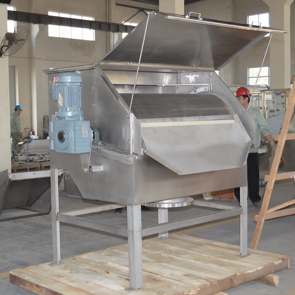 WTP ETP STP Static Rotary Drum Filter Fine Screen