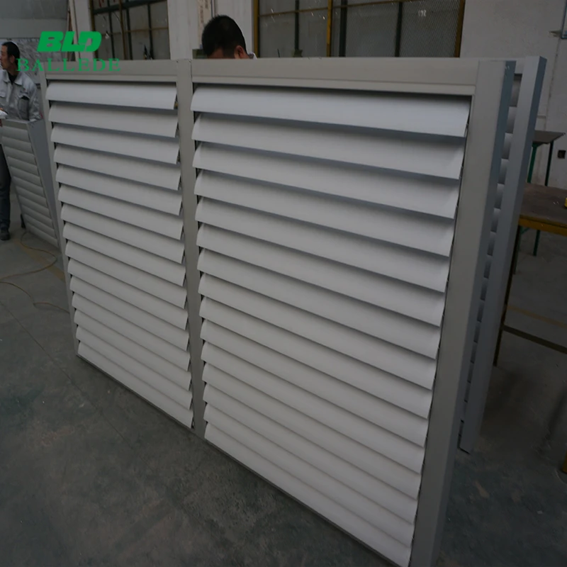 Motorized/automatic Aluminium Louvre Oval Shape Sunshade Louver