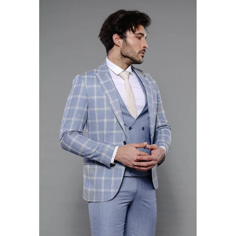 designer blue suits for men