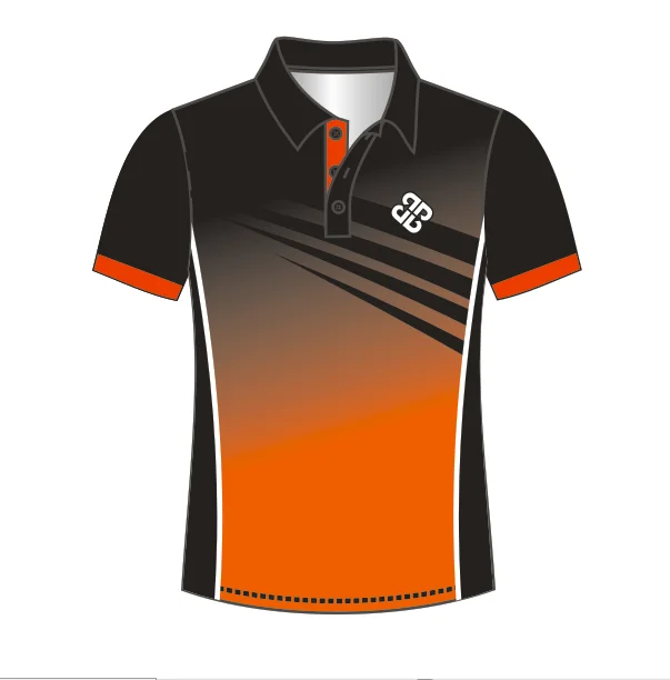 Bink Design Sublimation Customized logo Polo Shirt Cricket Shirt