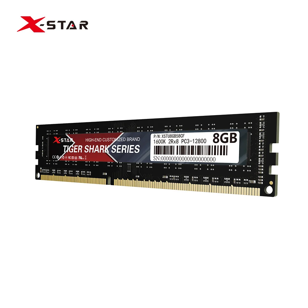 
 XStar ddr3 8 Гб оперативной памяти 1600 МГц PC3-12800 памяти для настольного компьютера  