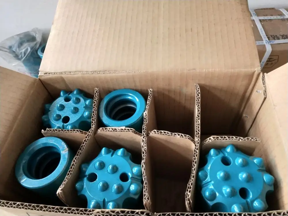 76mm 89mm T45 Hard Rock Mining Threaded Button Drill Bit